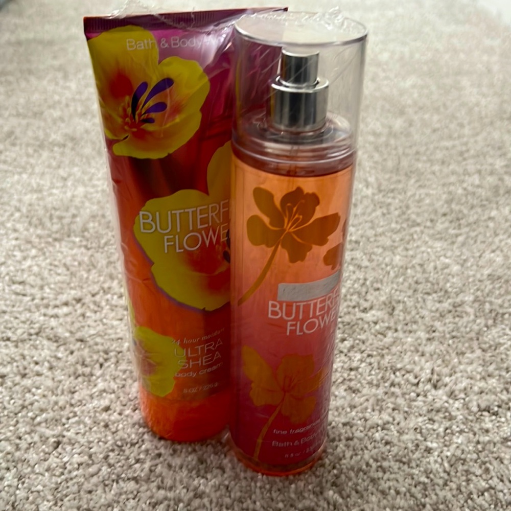 Bath & Body Works Butterfly flower fragrance and lotion